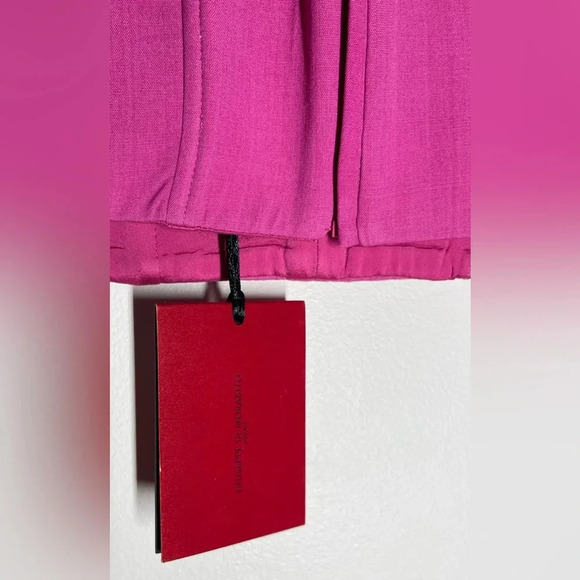 Guiseppe Di Morabito | Fuchsia Pink Bustier | Rhinestone Chain & Boning | IT 44 - Picture 6 of 9